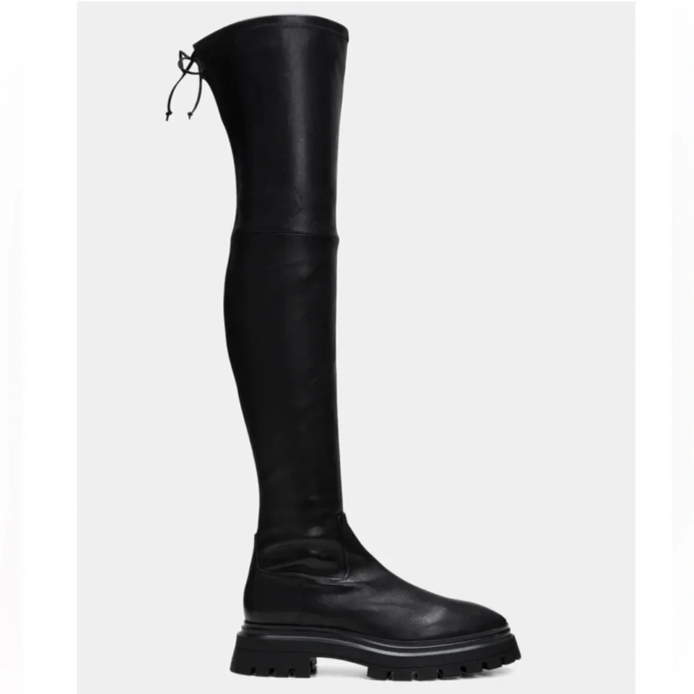 Stuart Weitzman Bedfordland Lug Sole Over the Knee Boot Size 10.5 NEW